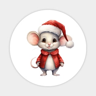 Christmas Mouse Magnet